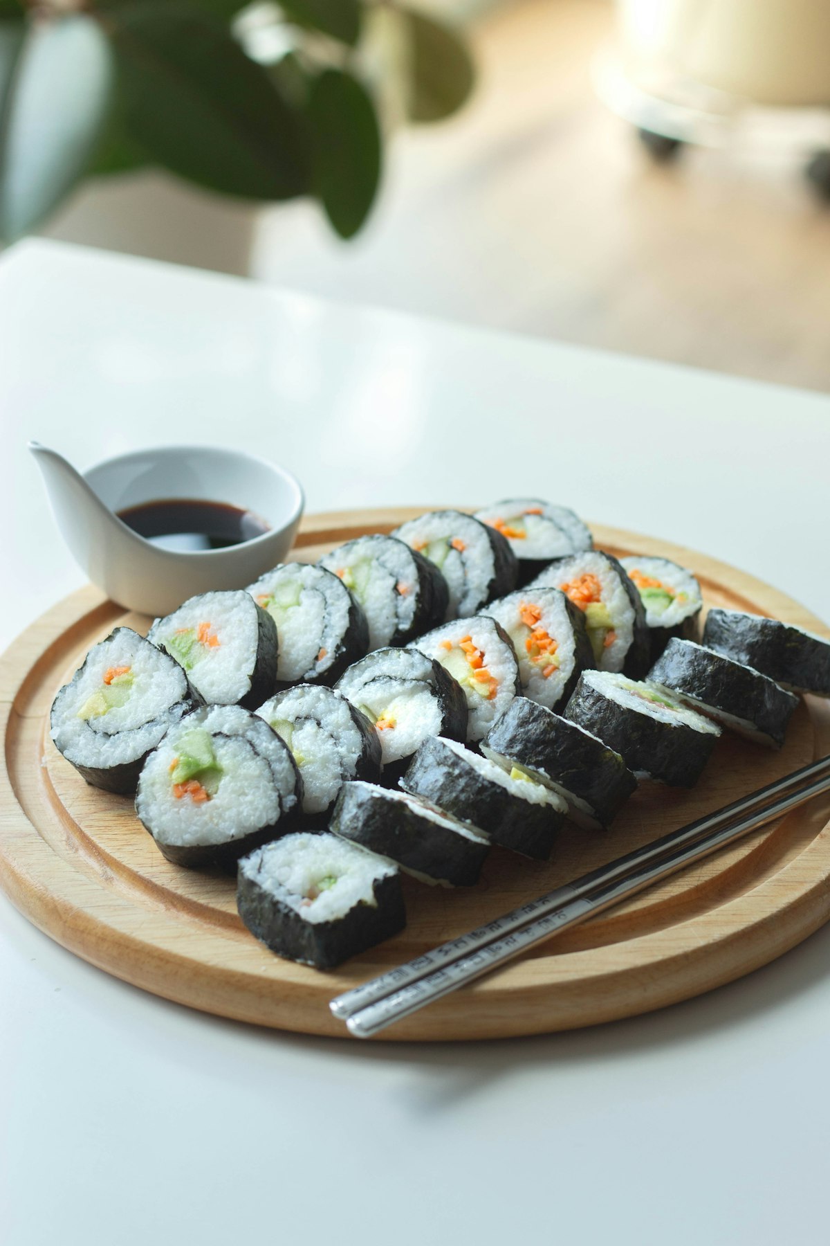Sushi rolls at Zen
